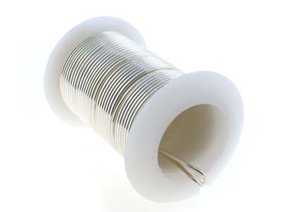 Wire Elements, 16 Gauge, Silver    Colour, Tarnish Resistant, Medium  Temper, 8yd/7.32m - Standard Image - 4
