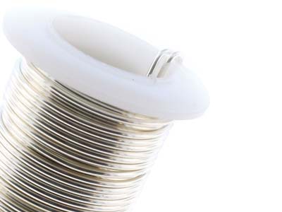 Wire Elements, 16 Gauge, Silver    Colour, Tarnish Resistant, Medium  Temper, 8yd/7.32m - Standard Image - 5