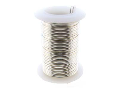 Wire Elements, 18 Gauge, Silver    Colour, Tarnish Resistant, Medium  Temper, 10yd/9.14m - Standard Image - 3