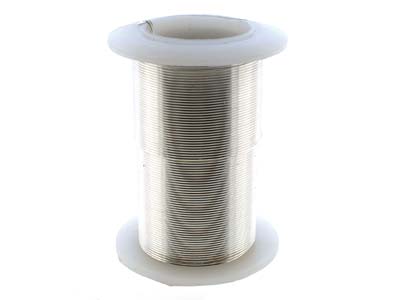 Wire Elements, 22 Gauge, Silver    Colour, Tarnish Resistant, Medium  Temper, 20yd/18.29m - Standard Image - 3