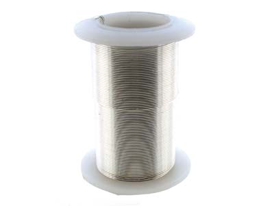 Wire Elements, 24 Gauge, Silver    Colour, Tarnish Resistant, Medium  Temper, 30yd/27.43m - Standard Image - 3