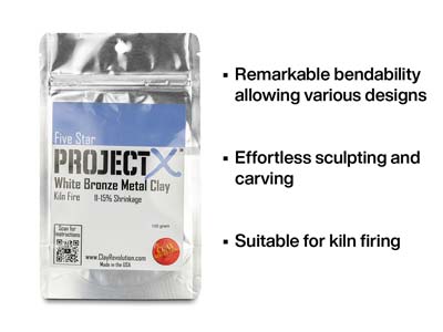 Project X White Bronze Clay 100g - Standard Image - 2