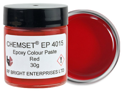 Epoxy Colour Paste, Opaque Red,    30g, UN3082 - Standard Image - 2