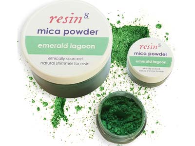 Mica Powder For Epoxy Resin, Emerald Lagoon