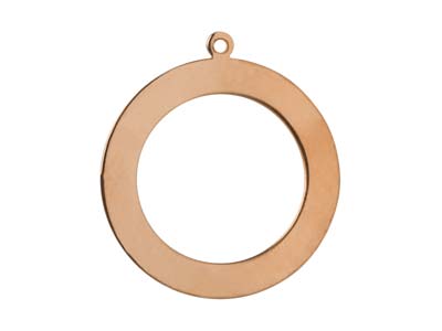 Copper Blanks Washer With Pierced  Hole Pack of 6, 36mm - Standard Image - 2