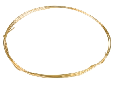 Brass Round Wire 1.6mm X 1.82m Half Hard