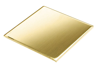 Brass Sheet 75x75x0.9mm - Standard Image - 1