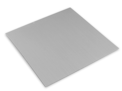 Anodised Undyed Grey Aluminium Sheet 100x100x0.7mm