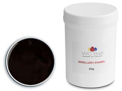 WG Ball Opaque Enamel Black 600    500g Lead Free