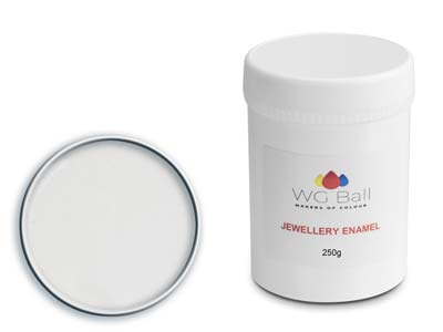 WG Ball Opaque Enamel White 646    250g Lead Free - Standard Image - 1