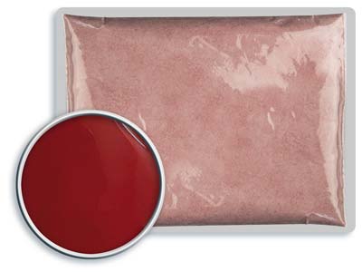 WG Ball Opaque Enamel Deep Red 8041 25g Lead Free - Standard Image - 1