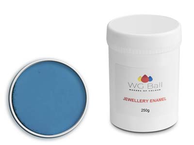 WG Ball Opaque Enamel Mid Blue 663 250g Lead Free