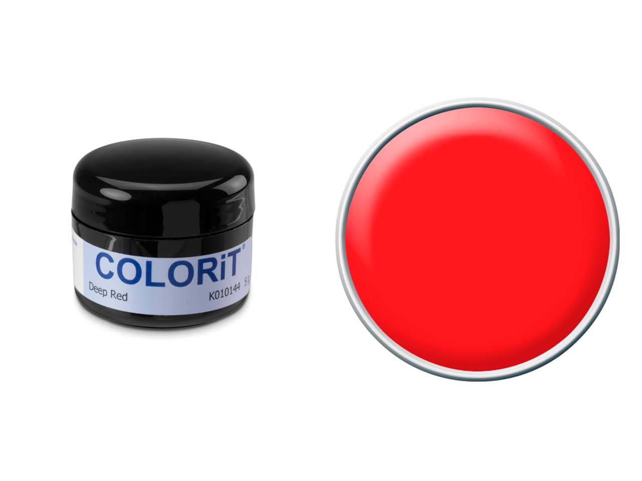 COLORIT® Resin, Deep Red Base Colour, 5g - cooksongold.com