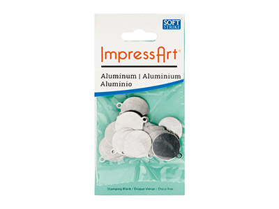 ImpressArt Aluminium Round Tag 16mm Stamping Blank Pack of 15 - Standard Image - 3