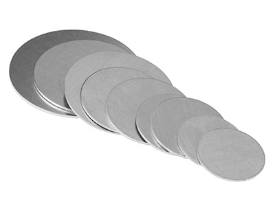 ImpressArt Aluminium Round Variety Assorted Sizes Stamping Blank Pk 9 - Standard Image - 1