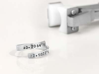 ImpressArt Aluminium Wrap Ring     6x68mm Stamping Blank Pack of 11 - Standard Image - 3