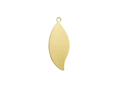 ImpressArt Brass Leaf 27mm         Stamping Blank Pk 9