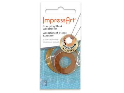 ImpressArt Metal Washers           Stamping Blank Assortments Pack - Standard Image - 3