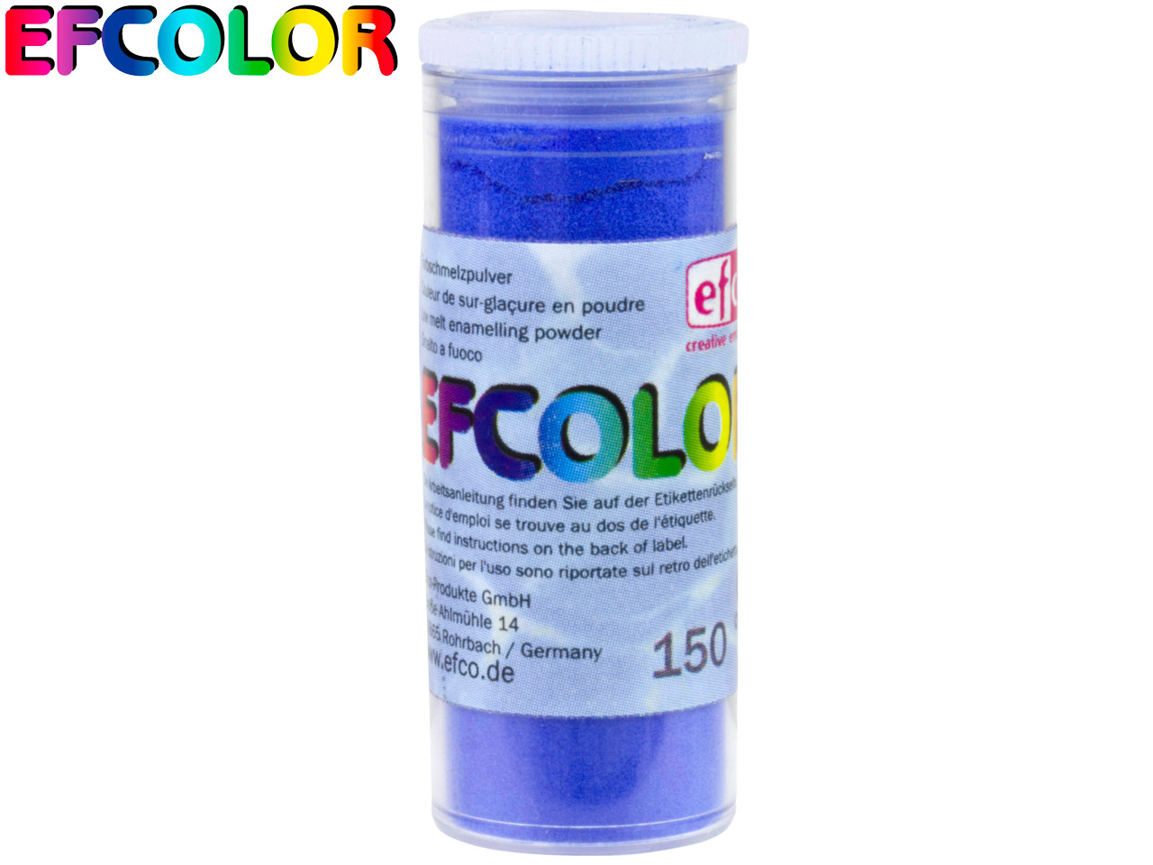 Efcolor Enamel Transparent Blue    10ml - Standard Image - 2