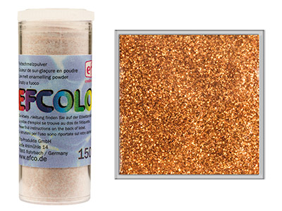 Efcolor Enamel Glitter Copper 10ml