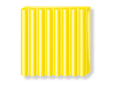 Fimo Effect Translucent Yellow 57g Polymer Clay Block Fimo Colour     Reference 104 - Standard Image - 2