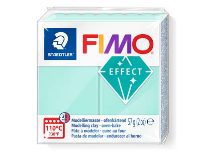 Fimo Effect Pastel Mint 57g Polymer Clay Block Fimo Colour Reference    505
