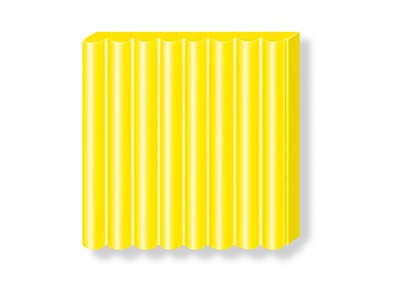 Fimo Soft Lemon 57g Polymer Clay   Block Fimo Colour Reference 10 - Standard Image - 2