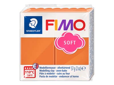 Fimo Soft Cognac 57g Polymer Clay  Block Fimo Colour Reference 76