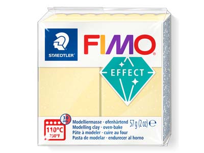 Fimo Effect Citrine Gemstone 57g   Polymer Clay Block Fimo Colour     Reference 106 - Standard Image - 1