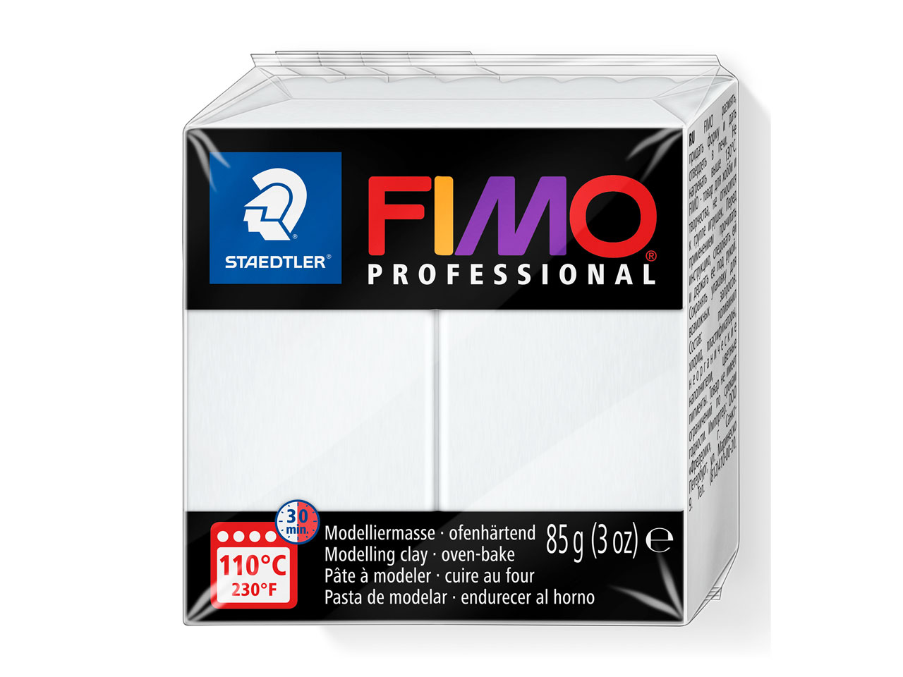FIMO PROFESSIONAL POLYMER MODELLING OVEN BAKE CLAY 85g - OVER 20 COLOURS
