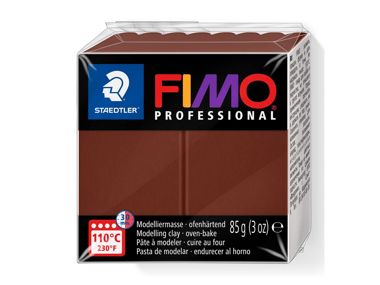 FIMO PROFESSIONAL POLYMER MODELLING OVEN BAKE CLAY 85g - OVER 20 COLOURS
