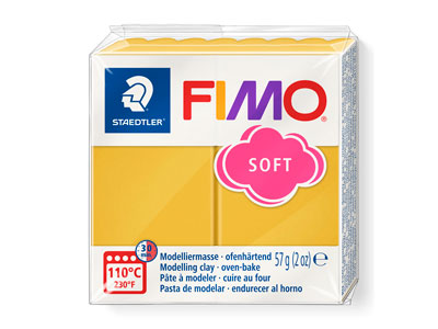Fimo Soft Mango Caramel 57g Polymer Clay Block Fimo Colour Reference    T10