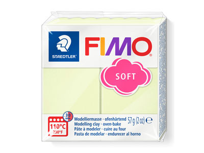 Fimo Soft Pastel Vanilla 57g       Polymer Clay Block Fimo Colour     Reference 105 - Standard Image - 1