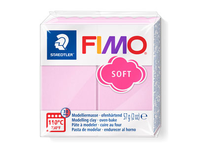 Fimo Soft Pastel Rose 57g Polymer  Clay Block Fimo Colour Reference   205