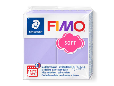 Fimo Soft Pastel Lilac 57g Polymer Clay Block Fimo Colour Reference   605