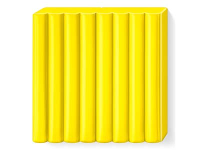 Fimo Kids Yellow 42g Polymer Clay  Block Fimo Colour Reference 1 - Standard Image - 2