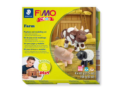 Fimo Farm Kids Form And Play       Polymer Clay Set