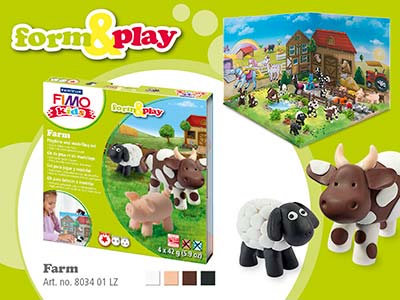 Fimo Farm Kids Form And Play       Polymer Clay Set - Standard Image - 8