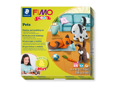 Fimo Pet Kids Form And Play Polymer Clay Set