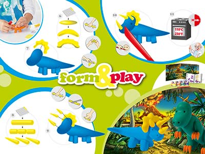 Fimo Dino Kids Form And Play       Polymer Clay Set - Standard Image - 9
