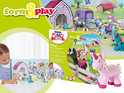 Fimo Pony Kids Form And Play       Polymer Clay Set - Standard Image - 9