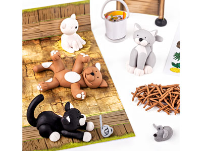 Fimo Cat Kids Form And Play Polymer Clay Set - Standard Image - 4