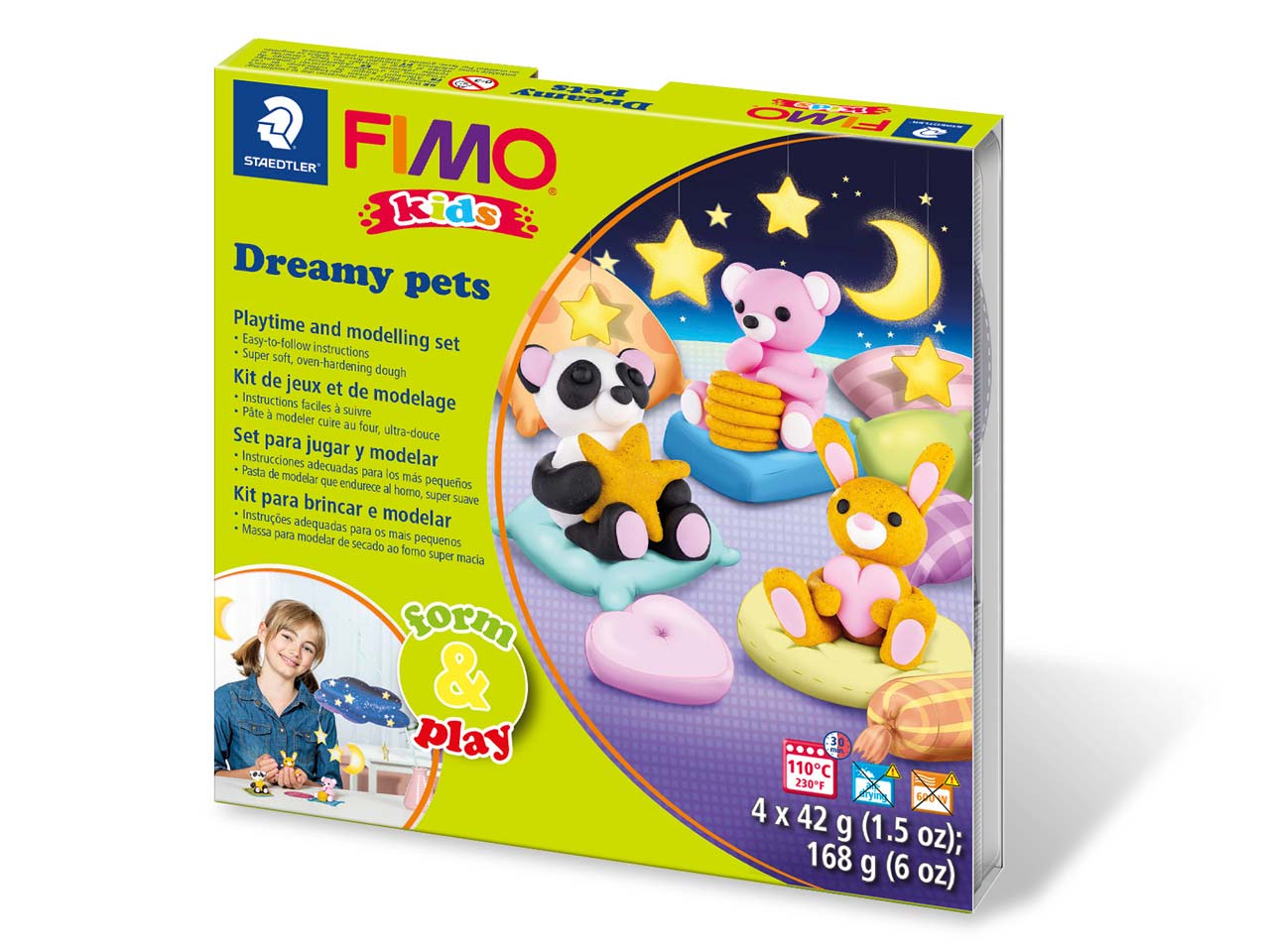 elija entre 22 diferentes Juegos Fimo Kits para niños forma y jugar juegos de arcilla 