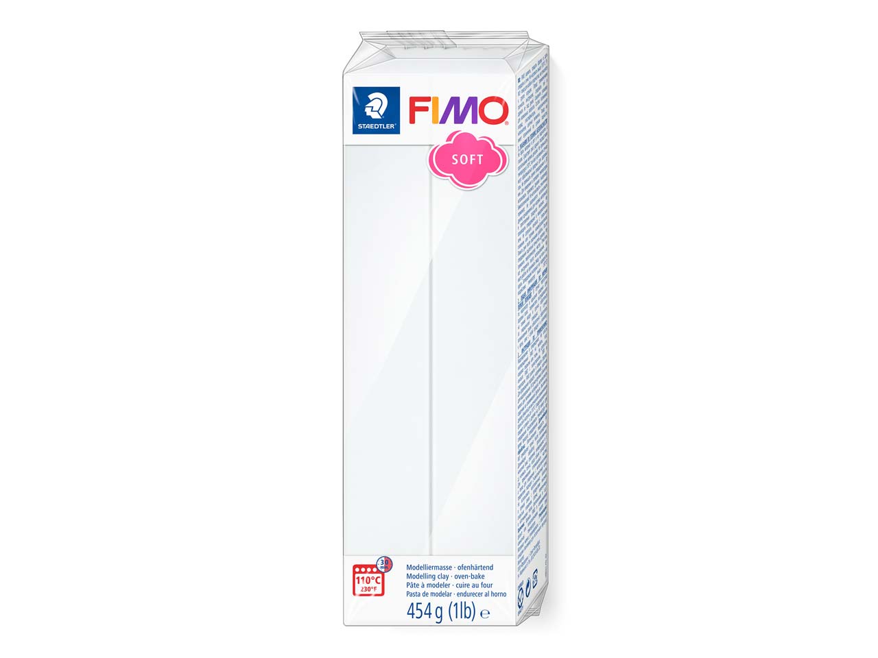 NEW FIMO SOFT 454G POLYMER MODELLING OVEN BAKE CLAY - 10 COLOURS TO CHOOSE FROM