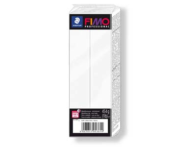 Fimo Professional White 454g       Polymer Clay Block Fimo Colour     Reference 0 - Standard Image - 1