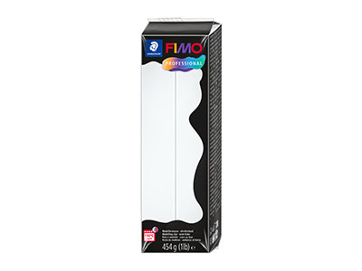 Fimo Professional White 454g       Polymer Clay Block Fimo Colour     Reference 0 - Standard Image - 1