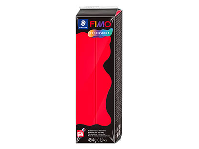 Fimo Professional True Red 454g    Polymer Clay Block Fimo Colour     Reference 200 - Standard Image - 1