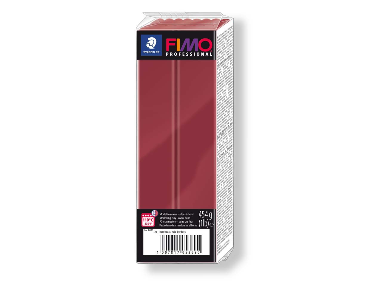 FIMO PROFESSIONAL Modelliermasse bordeaux 454 g FIMO PROFESSIONAL Modelliermasse bordeaux 454 g