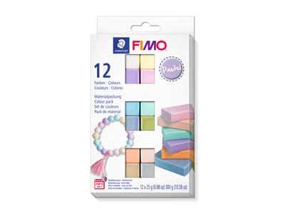 Fimo Soft Colour Pack Pastel       Pack of 12 - Standard Image - 1