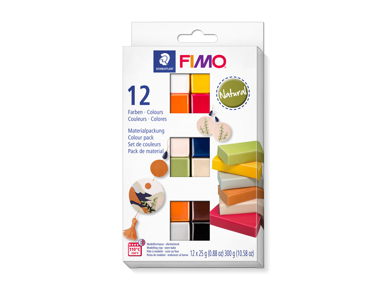 coloured modelling clay